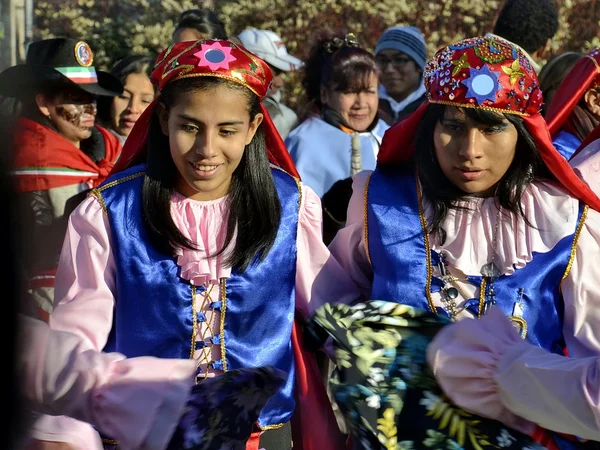 Festa peruviana: gente, costumi e danze — Foto Stock