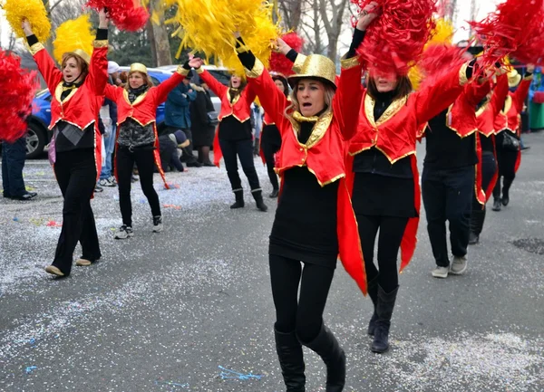 Desfile de carnaval. disfraces —  Fotos de Stock