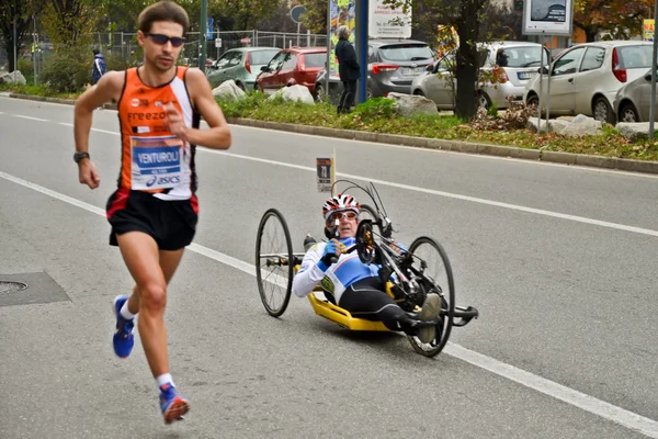 Competición de atletismo-Stratorino, 2013- maratón de turín — Foto de Stock