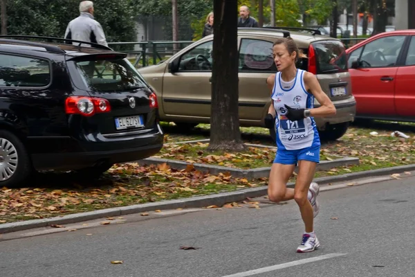 Turin marathon. 11/17/2013. idrottare — Stockfoto