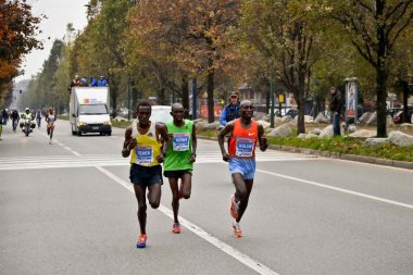 Turin maraton. 11/17/2013. kazanan patrik terer