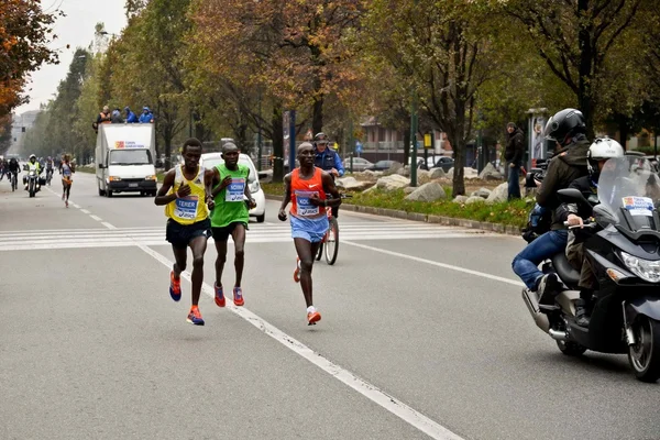 Maratona di Torino. 17 / 11 / 2013. il patrik vincitore Terer — Foto Stock