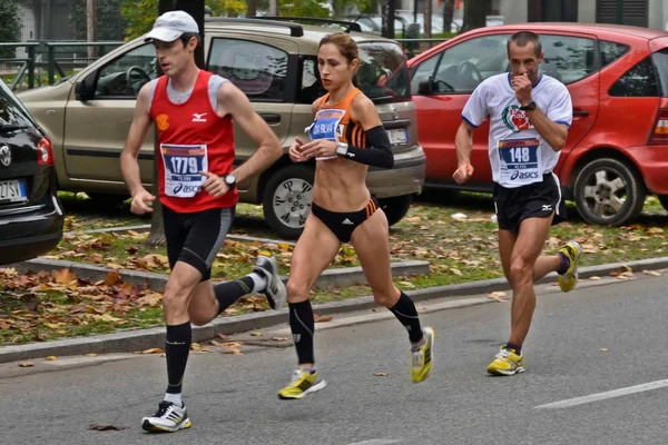 Turin Marathon. 17 / 11 / 2013. l'athlète portugais Da Silva — Photo
