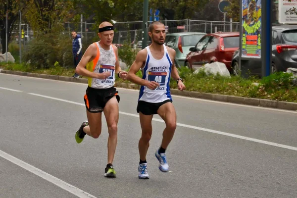 Turin marathon. 11/17/2013. idrottare — Stockfoto
