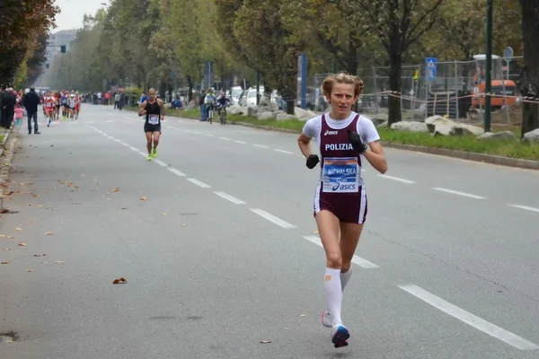 Turin maraton. 11/17/2013. sporcular — Stok fotoğraf