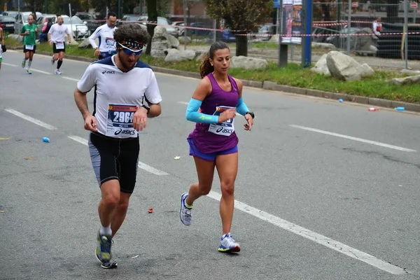 Turin marathone 11/17/2013. sporcular — Stok fotoğraf