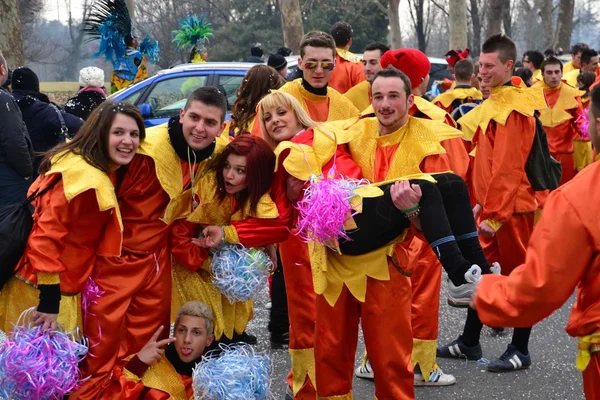 Carnival. the group photo — Stock Photo, Image