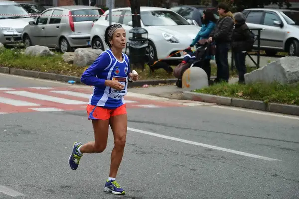 Turin Marathone 17 / 11 / 2013. los atletas — Foto de Stock