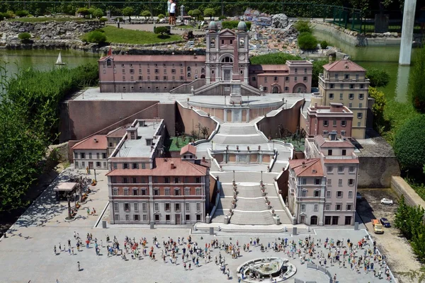 Park "Italy in miniature" Rimini Italy — Stock Photo, Image