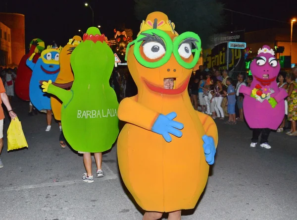 Fano pesaro urbino letní karneval — Stock fotografie