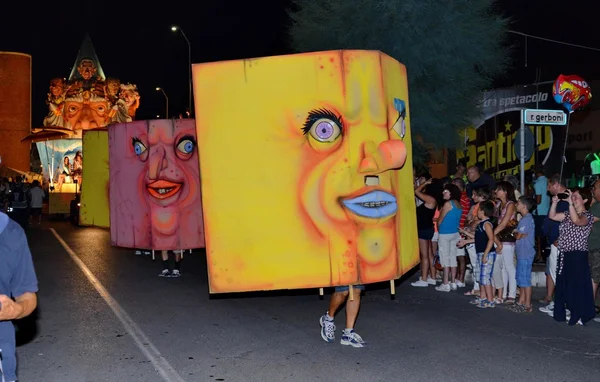 Fano Pesaro Urbino carnaval de verano —  Fotos de Stock