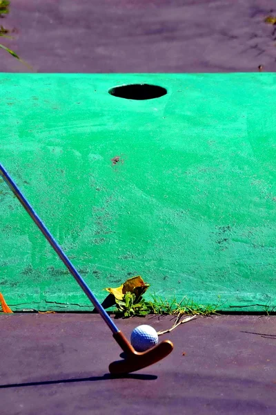 Minigolf. sportovní. — Stock fotografie