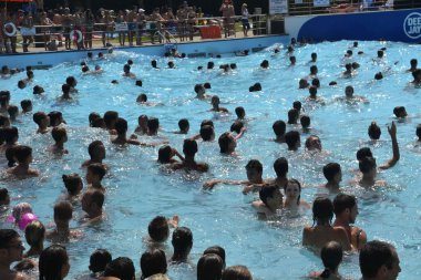 havuz aquafan. Riccione. İtalya