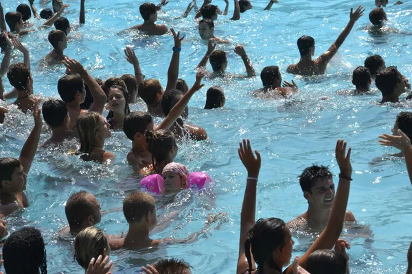 La piscine Aquafan. Riccione. Italie — Photo