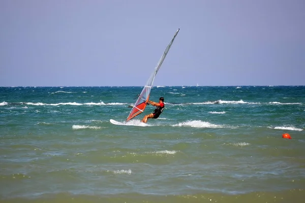 Vindsurfing — Stockfoto