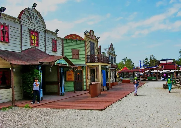 Fiabilandia amusement park. Rimini. Italy. — Stock Photo, Image