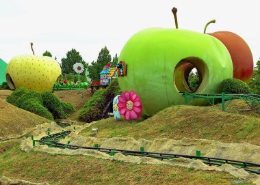 Fiabilandia eğlence parkı. Rimini. İtalya.