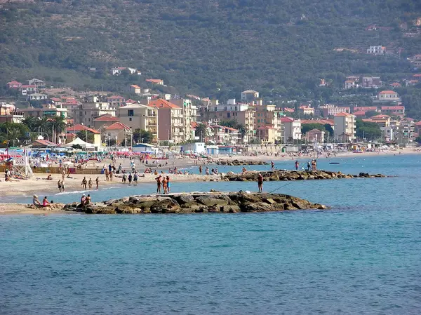 Mar de Liguria. De Italia. Verano. Viajes — Foto de Stock