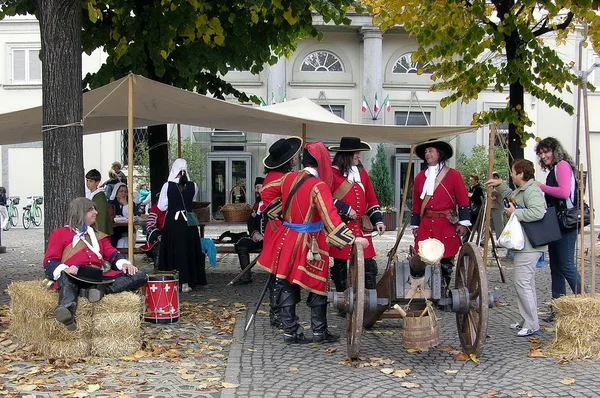 Historyczne reprezentacji. ludzie. odkryty — Zdjęcie stockowe