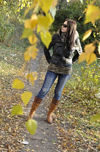 Herbstmädchen — Stockfoto