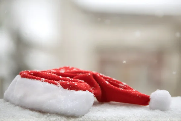 Santa röd hatt — Stockfoto