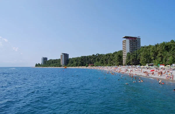 Praia em Pitsunda Imagem De Stock