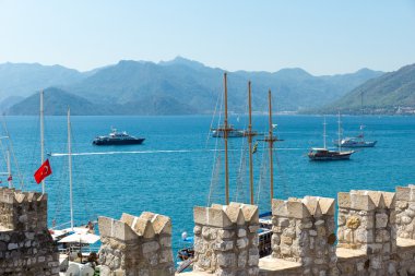 eski şehir Marmaris Kalesi