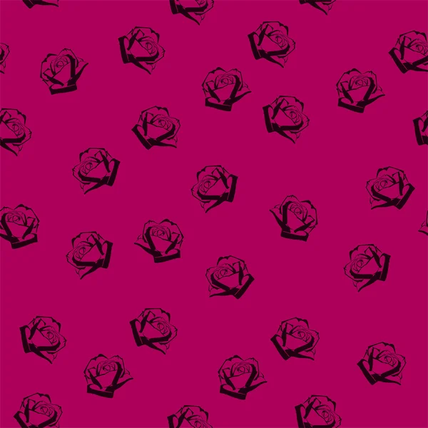 Small roses seamless pattern — Stock Vector