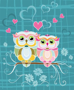 Two Owls in Love