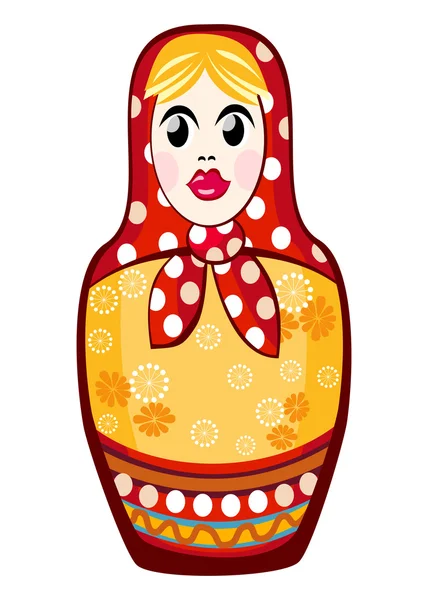 ロシアの入れ子人形 — ストックベクタ