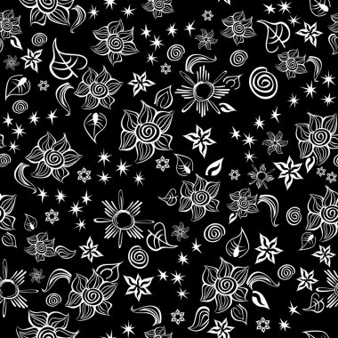 콘트라스트 라인 아트 패턴