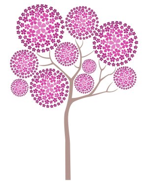 Floral Tree Blossoms clipart