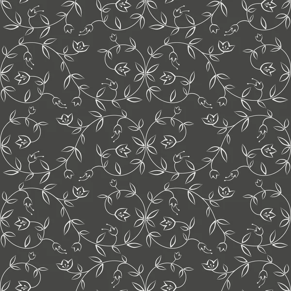Flowers Seamless Pattern — Stock Vector