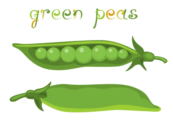 Pois verts — Image vectorielle