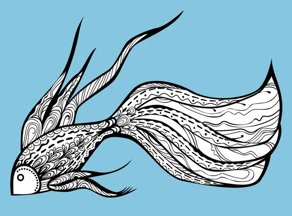 Φανταχτερό ψάρια — Διανυσματικό Αρχείο