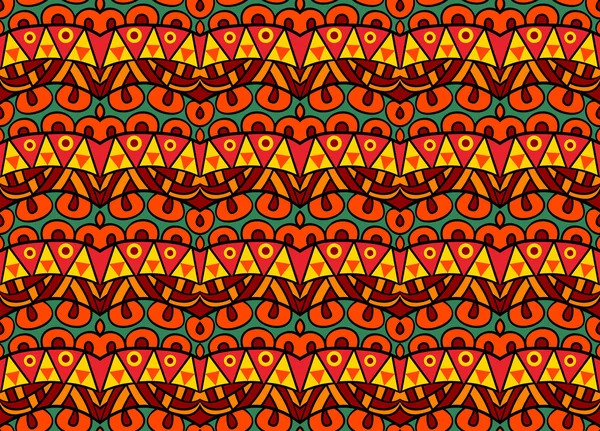 Funky tribal mönster — Stock vektor