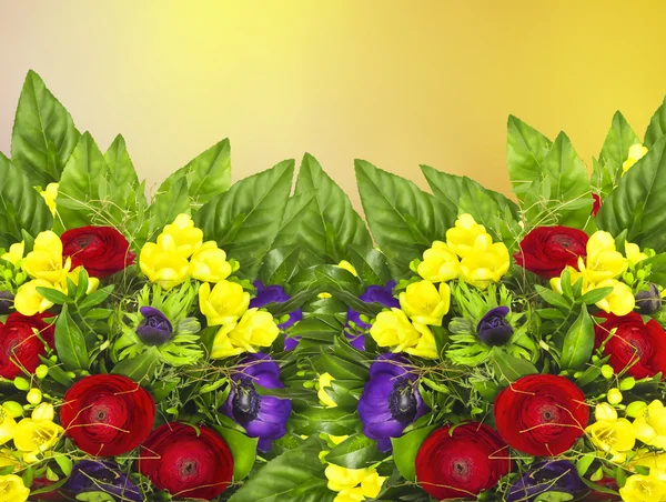 Bouquet su sfondo soleggiato — Foto Stock