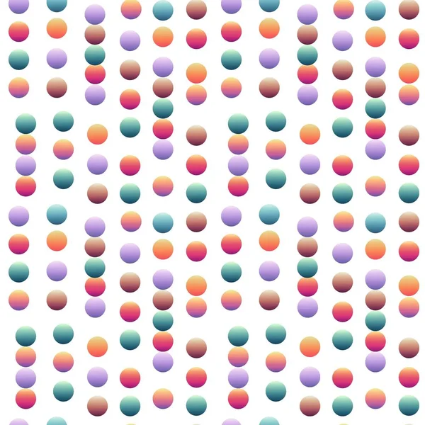 Colorful Irregular Dots Seamless Pattern Red Blue Green Yellow Orange — Stockový vektor