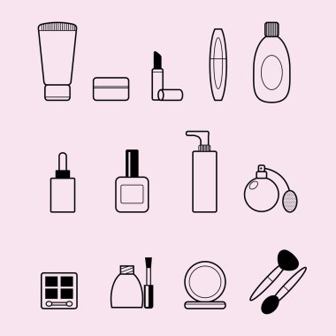 kozmetik çizgi simgeler