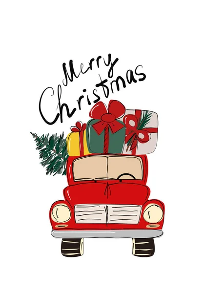 Araba Mektuplu Yeni Yıl Posteri, Mutlu Noeller, Xmas, Nesneler, Kutlamalar, Kutlamalar