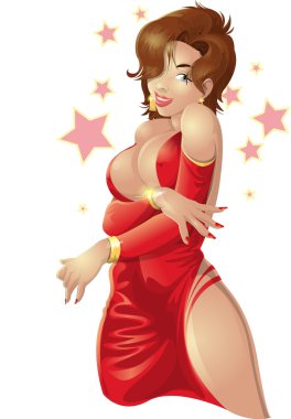 Seksi kız.