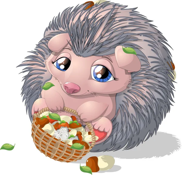 Hedgehog — Stock Vector