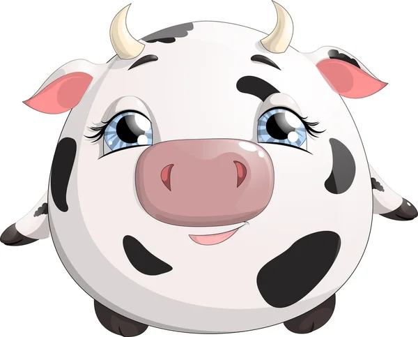 De koe — Stockvector