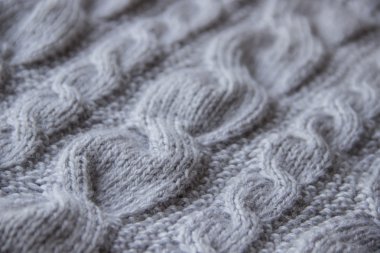 yakın çekim örme yün