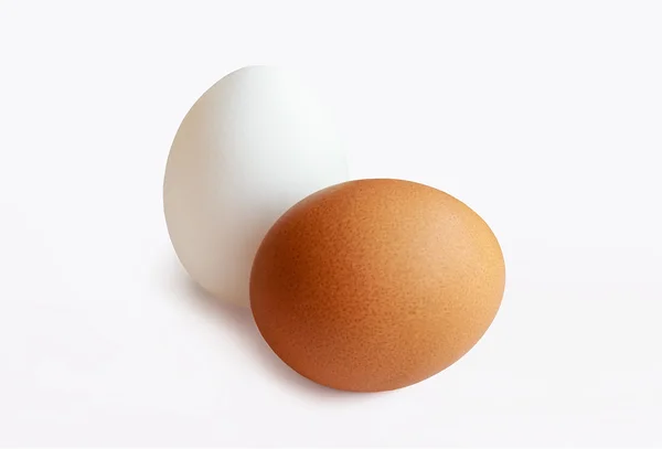 Dvě vejce Stock Fotografie