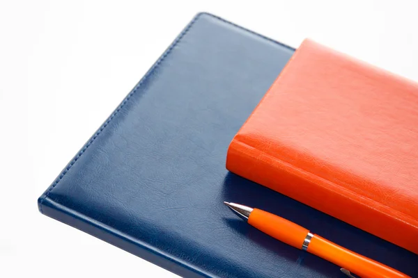 Notebooks en pen Stockfoto