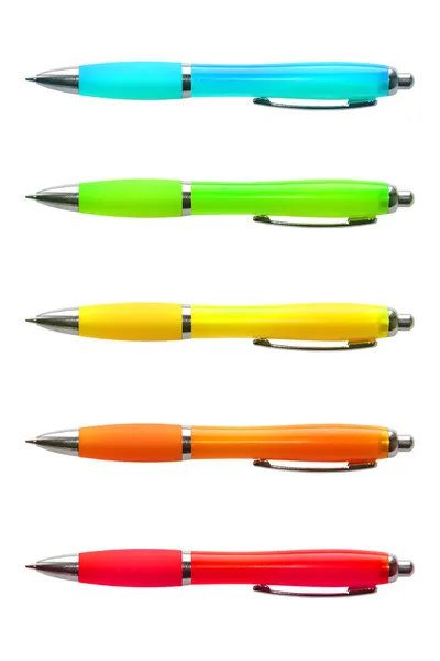 Χρωματιστά στυλό φωτεινό Εικόνα Αρχείου