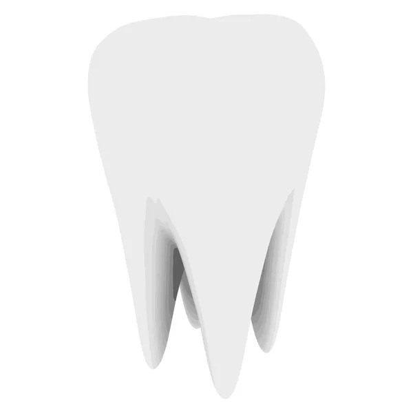 Zub Lidské Kreslení Zubů Vektorová Ilustrace Eps — Stockový vektor