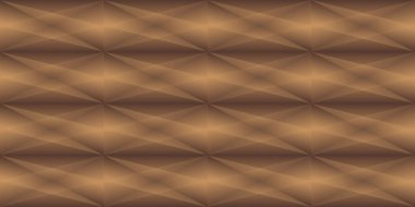 Geometrik dikişsiz süs. Üç boyutlu etki kalıbı. eps-10 vektör grafikleri