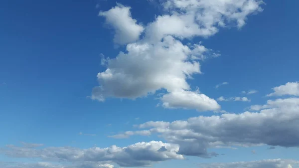 Blue Sky White Clouds Background Postcards — Stock Photo, Image